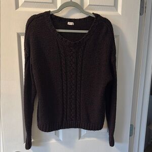 Women's burgundy Sweater